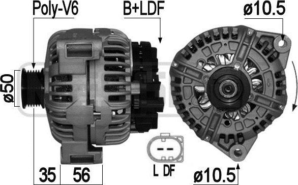 ERA 209047A - Alternator www.molydon.hr