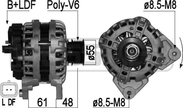 ERA 209056A - Alternator www.molydon.hr