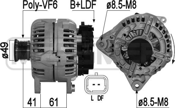 ERA 209053A - Alternator www.molydon.hr