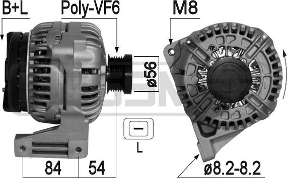 ERA 209052A - Alternator www.molydon.hr