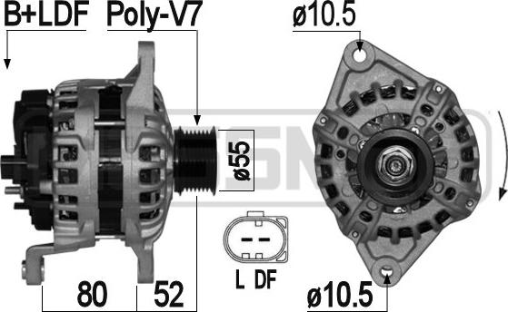 ERA 209057A - Alternator www.molydon.hr