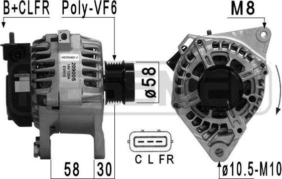 ERA 209005A - Alternator www.molydon.hr