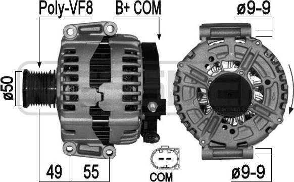 ERA 209039A - Alternator www.molydon.hr