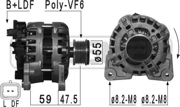 ERA 209035A - Alternator www.molydon.hr