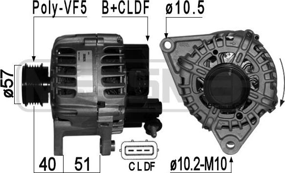 ERA 209026 - Alternator www.molydon.hr