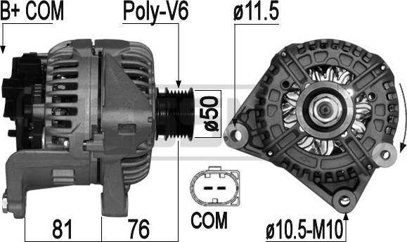 ERA 209070 - Alternator www.molydon.hr