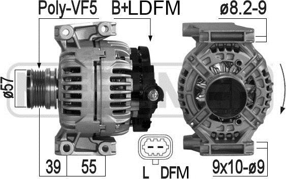 ERA 209078A - Alternator www.molydon.hr