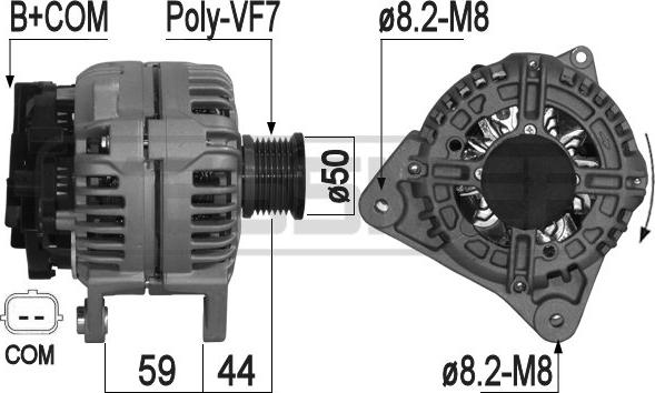 ERA 209073A - Alternator www.molydon.hr