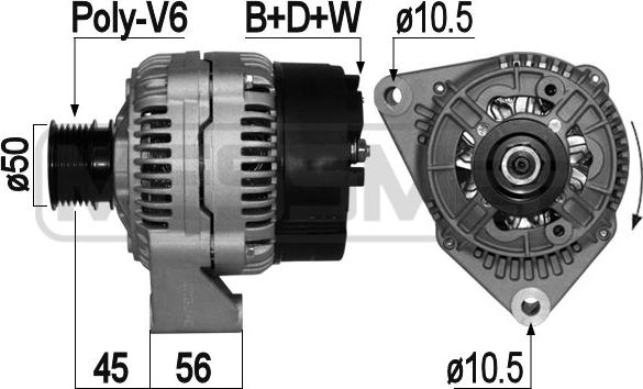 ERA 209077A - Alternator www.molydon.hr