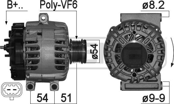 ERA 209148A - Alternator www.molydon.hr