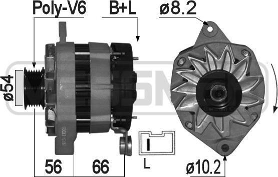 ERA 209154A - Alternator www.molydon.hr