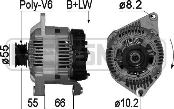 ERA 209156A - Alternator www.molydon.hr