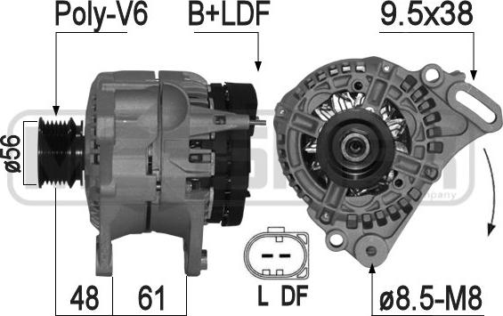 ERA 209157A - Alternator www.molydon.hr