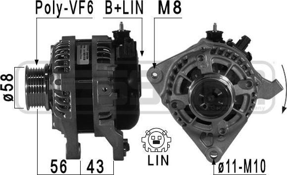 ERA 209108 - Alternator www.molydon.hr