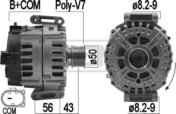 ERA 209181 - Alternator www.molydon.hr