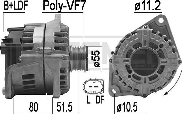 ERA 209183 - Alternator www.molydon.hr