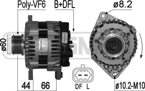 ERA 209129 - Alternator www.molydon.hr