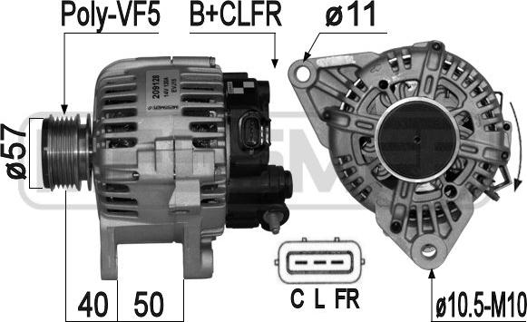 ERA 209128 - Alternator www.molydon.hr