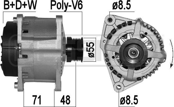 ERA 209390A - Alternator www.molydon.hr