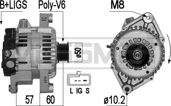 ERA 209343 - Alternator www.molydon.hr