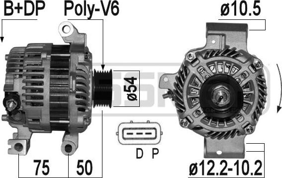 ERA 209352A - Alternator www.molydon.hr