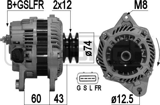 ERA 209364A - Alternator www.molydon.hr