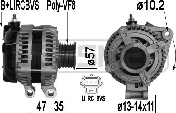 ERA 209362A - Alternator www.molydon.hr