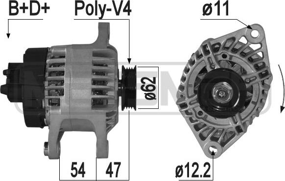 ERA 209306A - Alternator www.molydon.hr