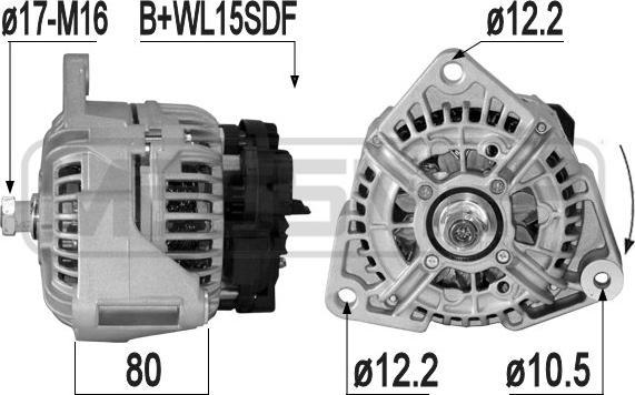 ERA 209308A - Alternator www.molydon.hr