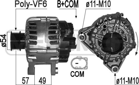 ERA 209317 - Alternator www.molydon.hr