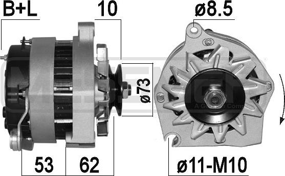 ERA 209389A - Alternator www.molydon.hr