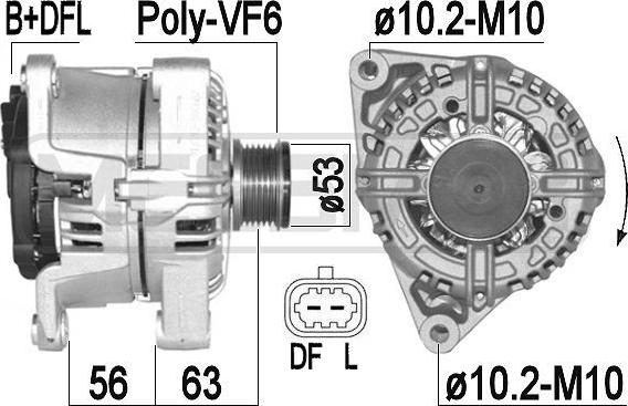 ERA 209380A - Alternator www.molydon.hr