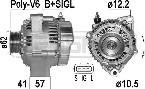 ERA 209383A - Alternator www.molydon.hr