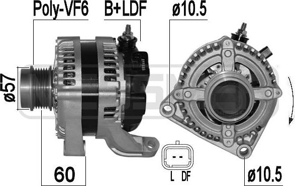 ERA 209387A - Alternator www.molydon.hr