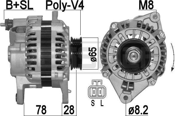 ERA 209335A - Alternator www.molydon.hr