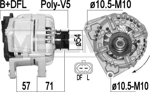 ERA 209332A - Alternator www.molydon.hr