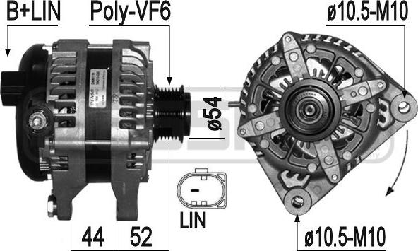 ERA 209324A - Alternator www.molydon.hr