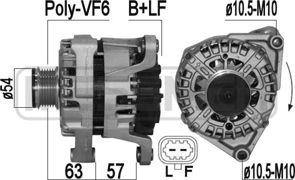 ERA 209328 - Alternator www.molydon.hr