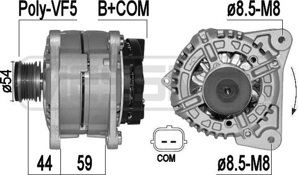 ERA 209376A - Alternator www.molydon.hr