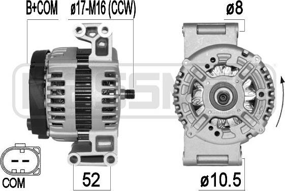 ERA 209378A - Alternator www.molydon.hr