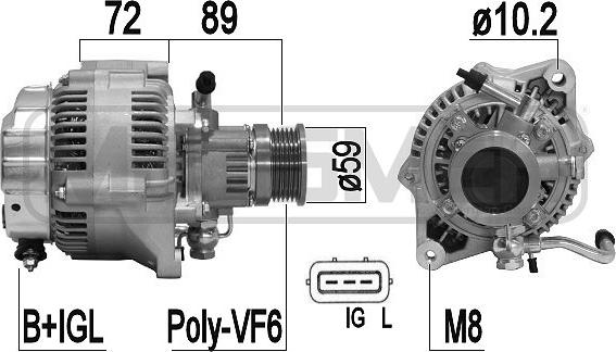 ERA 209373A - Alternator www.molydon.hr