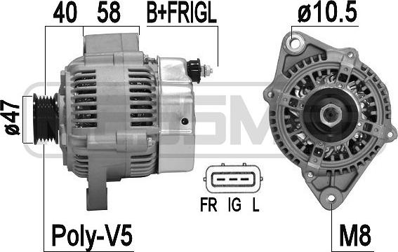 ERA 209372A - Alternator www.molydon.hr