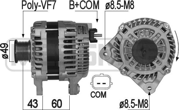 ERA 209295 - Alternator www.molydon.hr