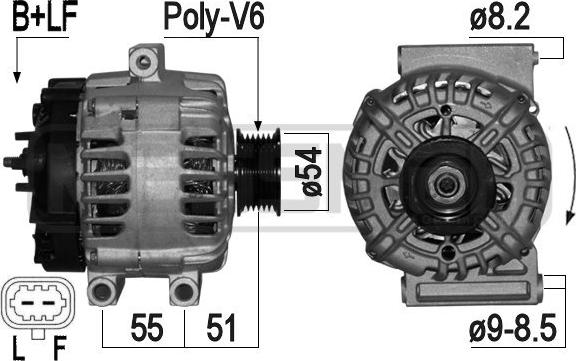 ERA 209241 - Alternator www.molydon.hr