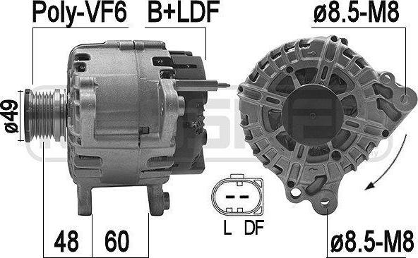 ERA 209200A - Alternator www.molydon.hr