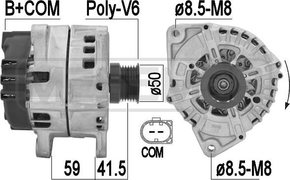 ERA 209203 - Alternator www.molydon.hr