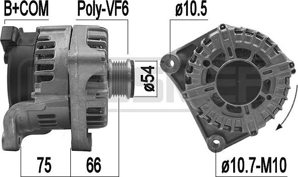 ERA 209207 - Alternator www.molydon.hr