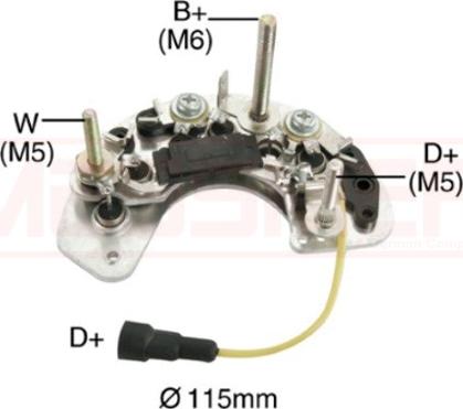 ERA 215508 - Ispravljac, alternator www.molydon.hr