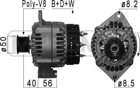 ERA 210991A - Alternator www.molydon.hr