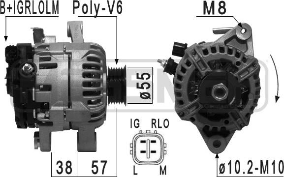 ERA 210941A - Alternator www.molydon.hr